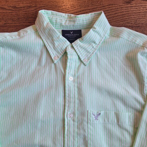 Lot of 3 American Eagle Button Down Shirts Size Large AE L - Picture 10 of 14